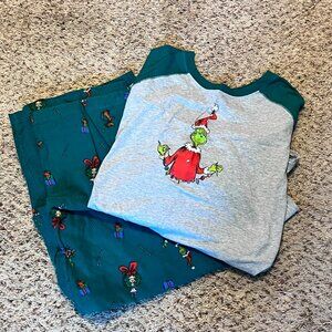 Grinch Pajamas 3X